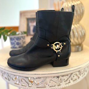 Michael Kors Fulton Harne Ankle Boots in Black - Size 7